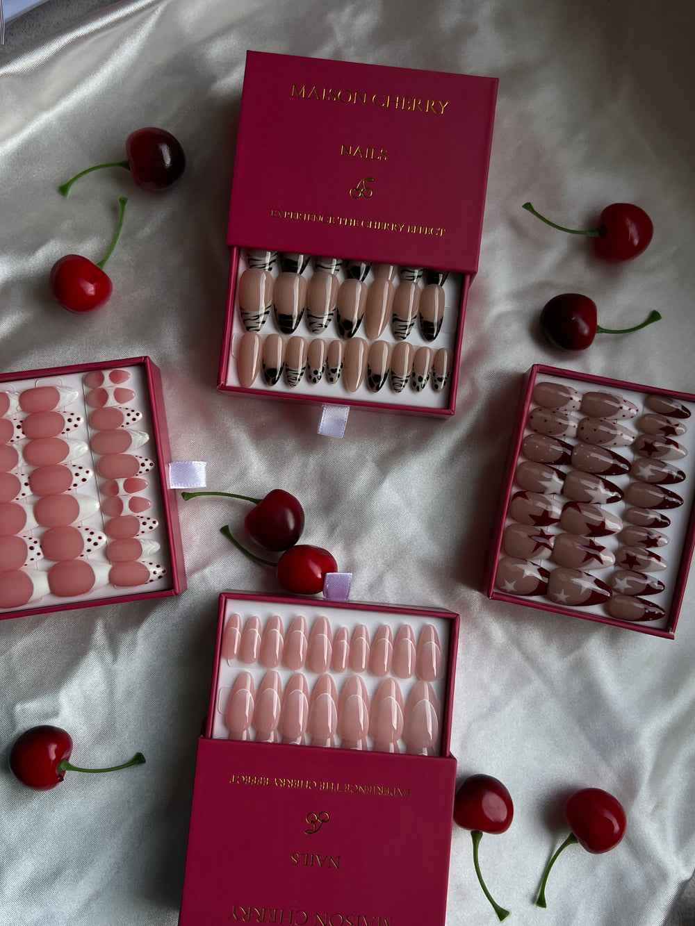 The Cherry Edit — Press-On Nails Réutilisables | Maison Cherry Nails