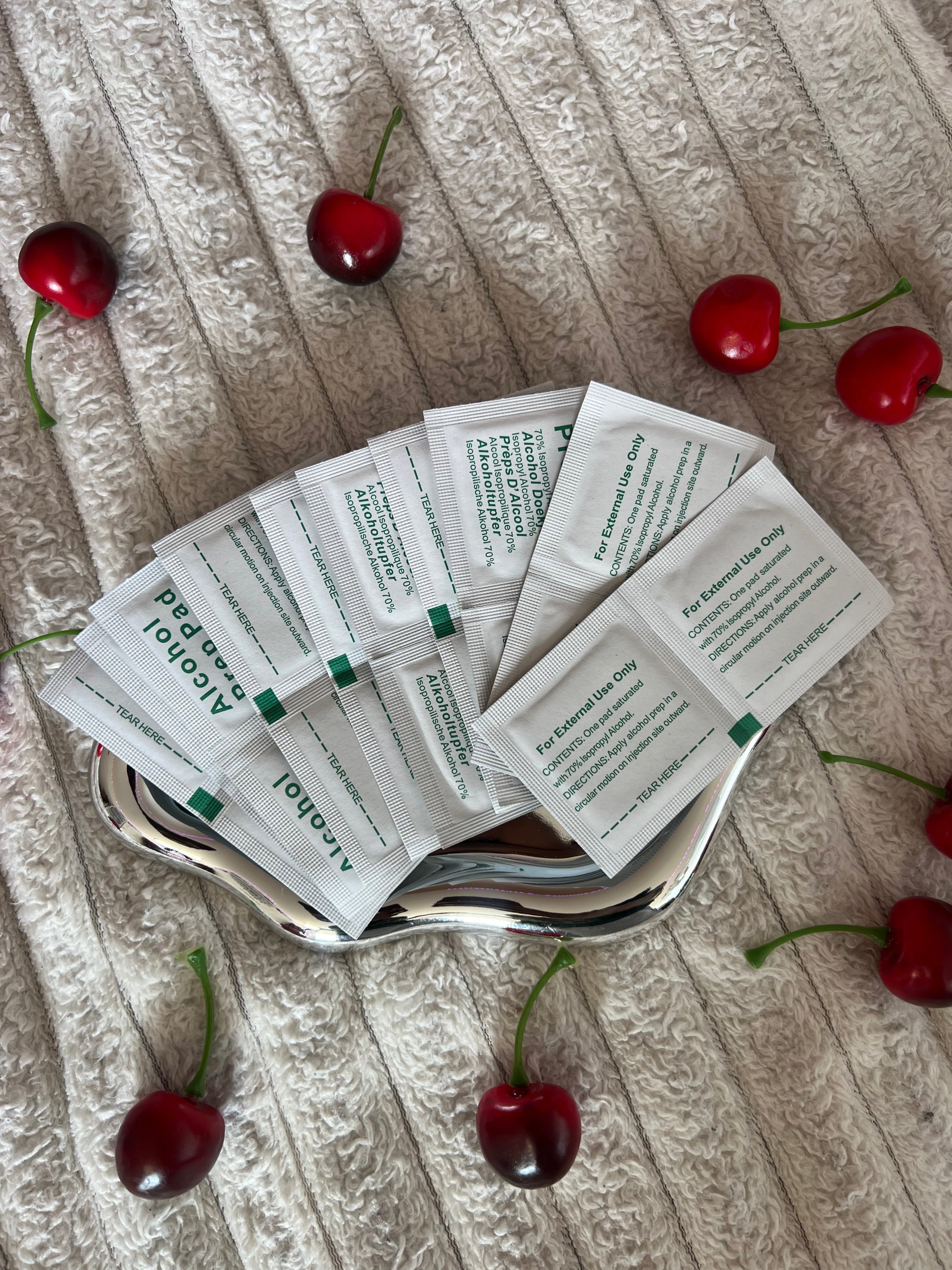 Cherry Prep Wipes